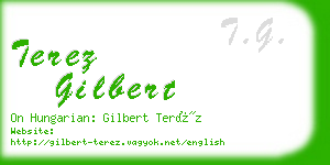 terez gilbert business card